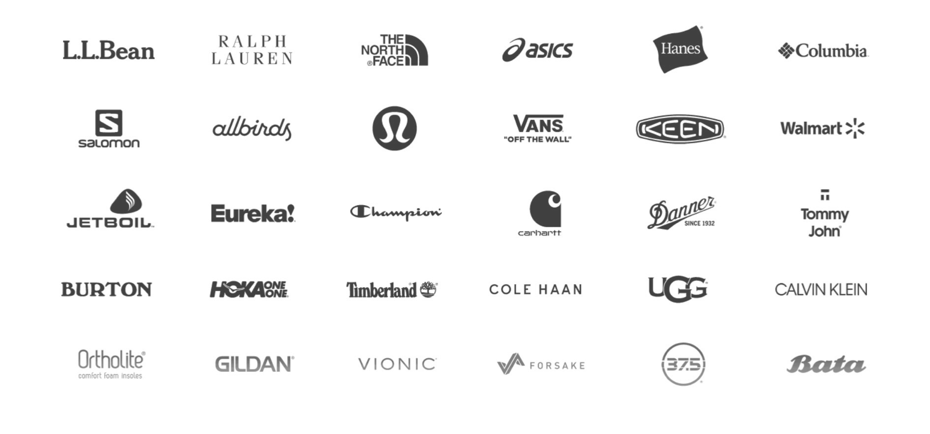 L.L. Bean, Ralph Lauren, The North Face, Hanes, Columbia and more