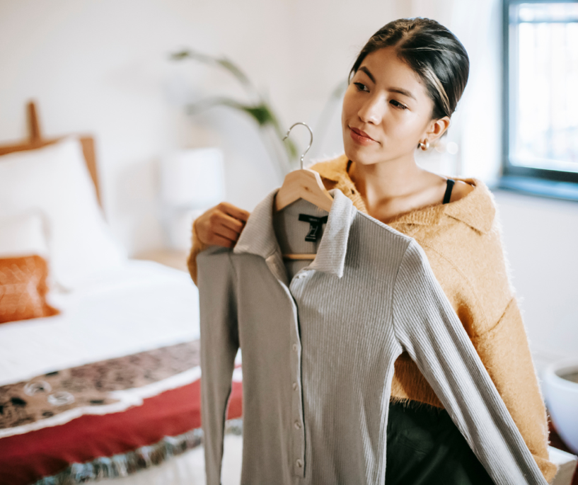 A MESH01 Product Tester evaluating apparel