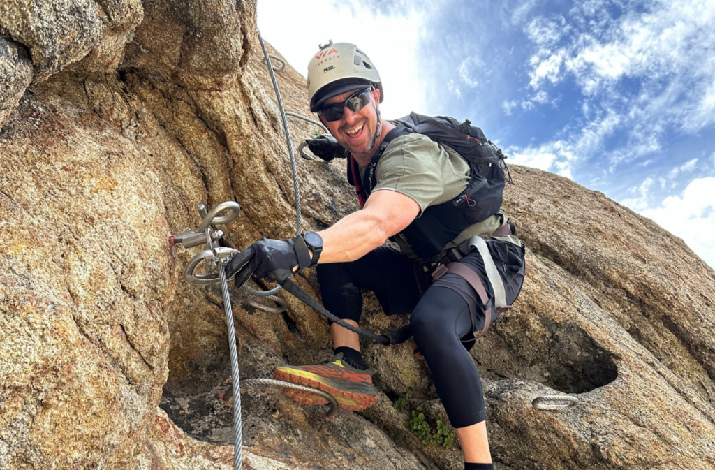 MESH01 Product Tester, Gene Day, Climbing.