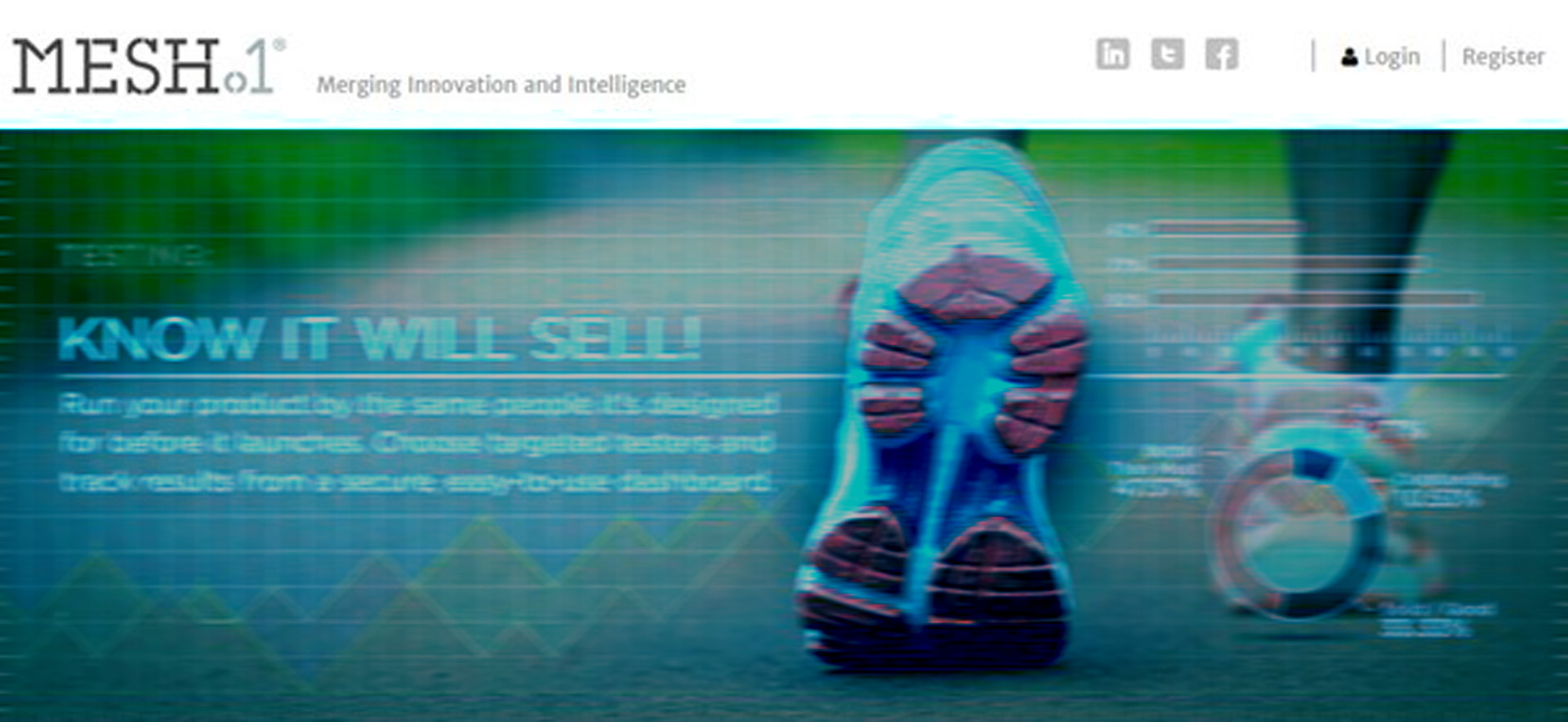 (MESH01's early product testing platform)